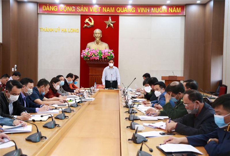 BCĐ phòng chống dịch thành phố: Họp triển khai các biện pháp cấp bách phòng chống dịch Covid -19