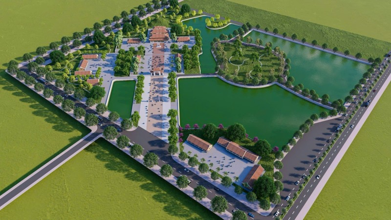 PHƯỜNG HOÀNH BỒ CHUẨN BỊ TRANG TRỌNG CHO LỄ CẤT NÓC NHÀ ĐẠI BÁI, HẬU CUNG VÀ ĐÚC TƯỢNG VUA LÊ THÁI TỔ