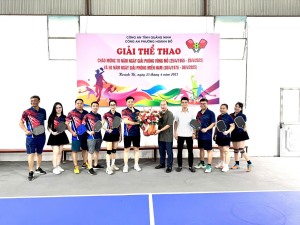 GIẢI THỂ THAO CÔNG AN PHƯỜNG HOÀNH BỒ