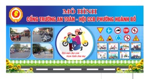 HỘI CCB PHƯỜNG HOÀNH BỒ THỰC HIỆN MÔ HÌNH CỔNG TRƯỜNG AN TOÀN