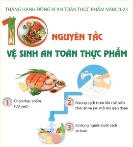 TUYÊN TRUYỀN AN TOÀN THỰC PHẨM THÁNG HÀNH ĐỘNG NĂM 2023