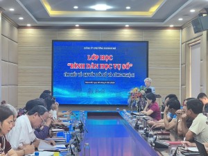 PHƯỜNG HOÀNH BỒ TỔ CHỨC HỘI NGHỊ TUYÊN TRUYỀN BÌNH DÂN HỌC VỤ SỐ, ỨNG DỤNG TRÍ TUỆ NHÂN TẠO (AI)